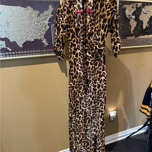 Leopard Print Maxi Dress